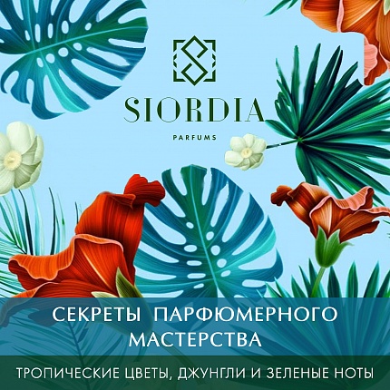Уроки парфюмерного мастерства Тропические цветы, джунгли, зеленые ноты - от Siordia Parfums